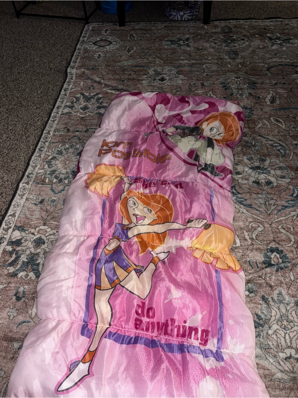Used Vintage Kim Possible Disney Channel Sleeping Bag